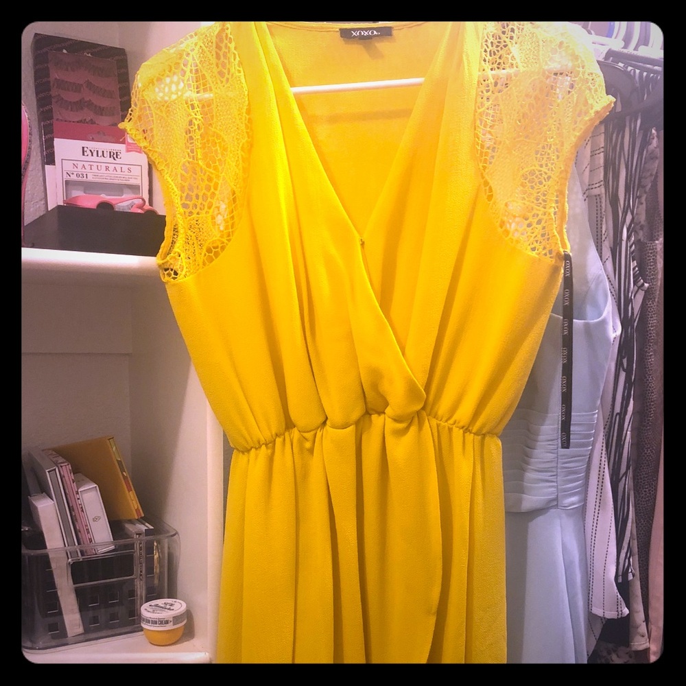 Yellow summer dress